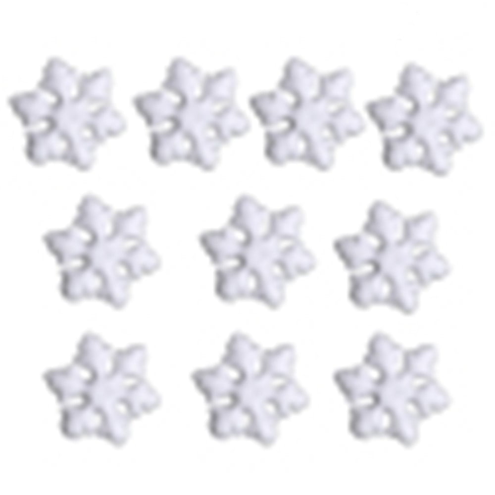 Blue & White Snowflake Heart Ornaments - Made of Felt - Set of 6 – Kikiddo