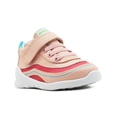 thumbnail image 4 of Tenis Andanenes Niña De Piel Soporte Arco Botón Antishock rosa 16.5, 4 of 6