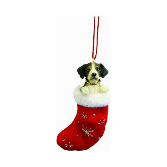 Bernese Mt. Dog Christmas Stocking Ornament w "Santa's Little Pals" Hand Painted