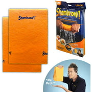 Allstar Innovations ShamWow-New & Improved Super Absorbent Multipurpose Cleaning Cloth Chamois Towel-Zinc Treated Odor