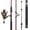 Red, variant on Progressive Glass Fishing Rods Combo with Spinning Reel   Phenolic Glass Blanks 2 count Pole-7'0" with 4000 Size Reel