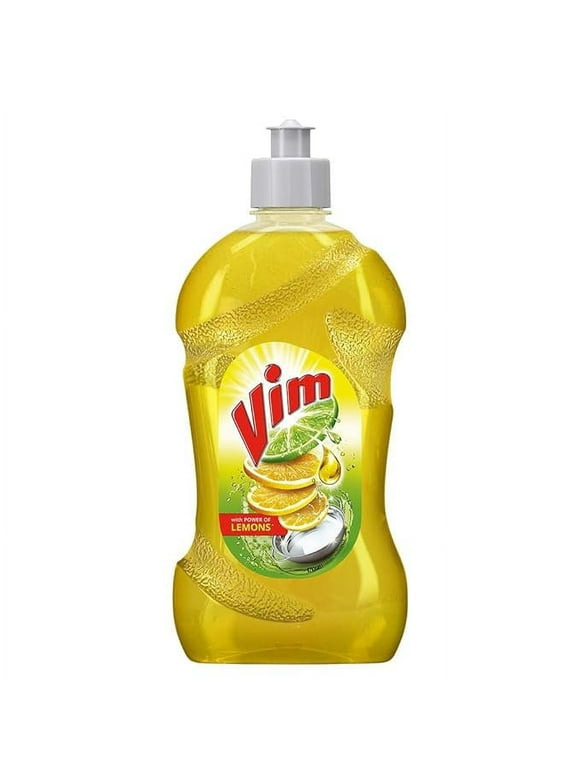 vim concentrated yellow lemon gel plastic bottle 500ml