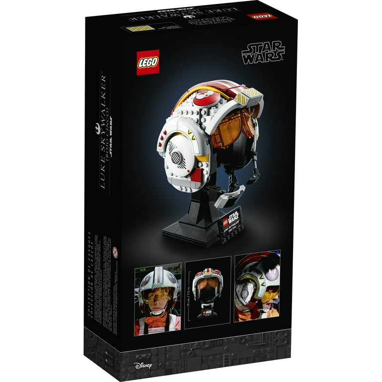 LEGO Adult Star Wars Saga Luke Skywalker Red Five Helmet 75327 Creative Building Kit 675 Pieces Walmart