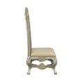thumbnail image 6 of Acme Sorina Side Chair (Set-2) in Synthetic Leather & Antique Gold Finish, 6 of 10