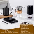 thumbnail image 3 of Pour Over Coffee Dripper Set, Hand Drip Coffee Maker Set, All in One Pour Over Kit with Electric Grinder, Coffee Dripper Set, Ideal for Anniversary Birthday Gift, 3 of 4