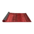 thumbnail image 2 of Ahgly Company Indoor Round Abstract Red Contemporary Area Rugs, 4' Round, 2 of 4