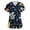 Dark Blue, variant on Kixjoy Cute Scrubs for Women Oversized Short Sleeve V Neck Scrubs Animal Printed Stretchy Medical Tops Casual Lightweight Womens Uniform Tops with Pockets, White L