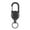 Black, variant on Hyasfey Fly Fishing Retractor Badge Reel with Wire Rope Multipurpose 360-Degree Rotation Keychain Carabiner Clip Camping Supplies