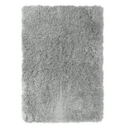 Clara Clark Set of 3 Absorbent Bath Mat Non-Slip Backing Rubber Bathroom Rugs, Large, 20x32, Silver