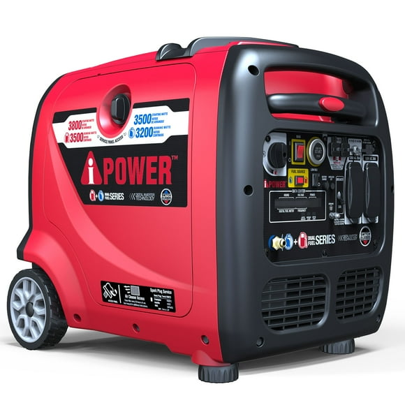 A-ipower 3800 W Dual Fuel Gasoline Powered Inverter Portable Generator