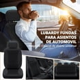 thumbnail image 2 of Fundas para Asientos de Automovil Juego 9 Pzs Universal Cubre Asientos para Auto Cuero y Malla Transpirable Cubre Asientos Resistente A Agua y Polvo Protector Asientos para Auto para Coches, SUV Etc, 2 of 7