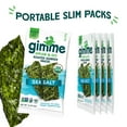 thumbnail image 4 of Seaweed Grab & Go Organic Premium Roasted Seaweed Snacks, Sea Salt, 5 Count Trayless, Keto, Vegan, Gluten-Free, Great Source of Omega3s and Iodine, Healthy On-The-Go Snack for Kids and Adult, 4 of 5