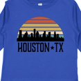 thumbnail image 4 of Inktastic Houston Texas Skyline Retro Boys or Girls Long Sleeve Toddler T-Shirt, 4 of 5