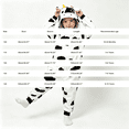 thumbnail image 3 of YunPes Toddler Kids Unisex Onesie Soft Flanne Animal Jumpsuit Zip-Up Front Halloween Party Role Dress Up Boy Girl Fall Winter Loungewear, 3 of 9