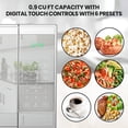 thumbnail image 4 of Total Chef Countertop Microwave Oven, 900W, 0.9 Cu Ft, Stainless Steel, 4 of 5
