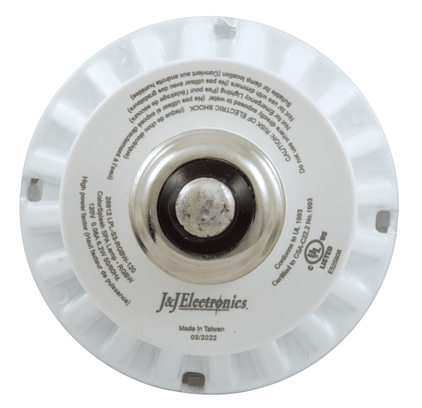 J&J LPL-S3-RGBW-120 ColorSplash LED Spa Lamp RGBW 120V Replacement Bulb