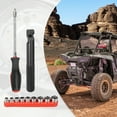 thumbnail image 2 of Unique Bargains 1 Set Belt Changing Tool Clutch Cover Removal Tool Silver Tone for Polaris RZR 800 900 S 1000 XP XP4, 2 of 7