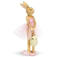 thumbnail image 2 of Set of 4 Bunny In Tutu With Egg Basket Of Flowers Figurine, 2 of 2