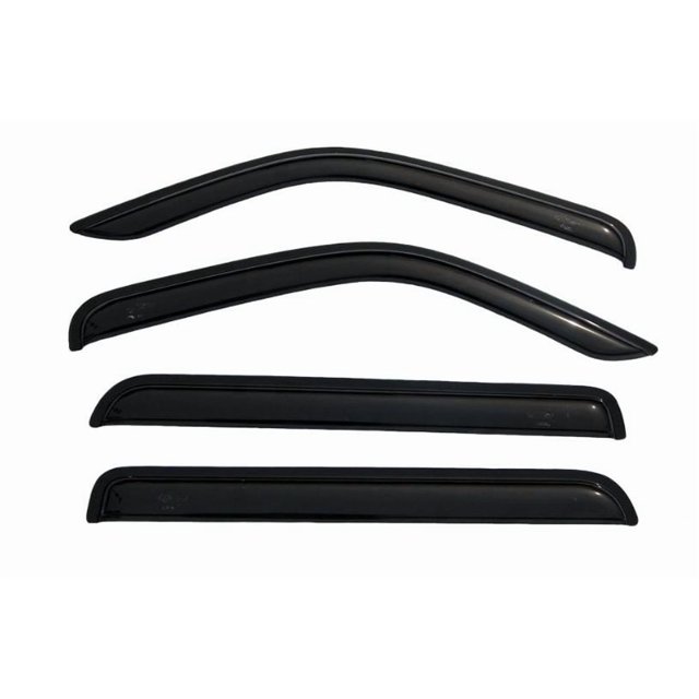 Convient 2007-2011 Dodge Nitro Auto Ventshade Rainguard 94307 Visière; Design Aérodynamique; à Coller; Fumée; Acrylique; Ensemble de 4