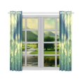thumbnail image 3 of BSDHOME Chamomile Background Nature Window Curtain Kitchen Curtain 26x39 inches (Two Pieces), 3 of 3