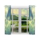 thumbnail image 3 of Cortina de Ventana ABPHQTO Manzanilla Naturaleza 65x90 cm Dos Piezas, 3 of 3
