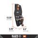 thumbnail image 4 of Funda para herramientas Klein Tools ModBox Electrician con clip para cinturón, 4 of 9