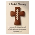 thumbnail image 6 of A Pocket Blessing – Baseball Cross Edition, Handmade Baseball Cross Pocket Blessing with Verse Card, Christian Faith Gift for Athletes, Inspirational Sports Keepsake for Players and Coaches, 6 of 7