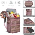 thumbnail image 4 of Geometric Pattern Cooler Backpack – Waterproof Insulated Backpack Cooler with Minimalist Style, Leak-Proof Design for Beach Days, Office, and Travel, 4 of 6