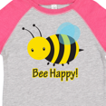 thumbnail image 4 of Inktastic Bee Happy Boys or Girls Toddler T-Shirt, 4 of 5