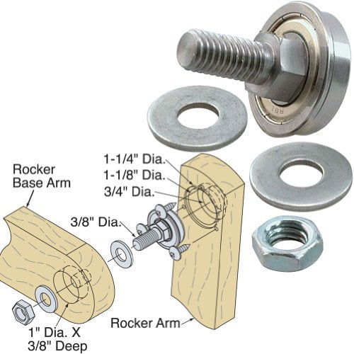 Platte River 124094, Hardware, Furniture, Miscellaneous, Glider/Rocker
