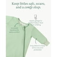 thumbnail image 5 of PurComfy Supersoft Long Sleeve Sleep Sack 1.0 TOG, Premium Baby Sleeping Bag 2-Way Zipper Sleep Sack with Sleeves 3-6 Month, Dolphin, 5 of 8