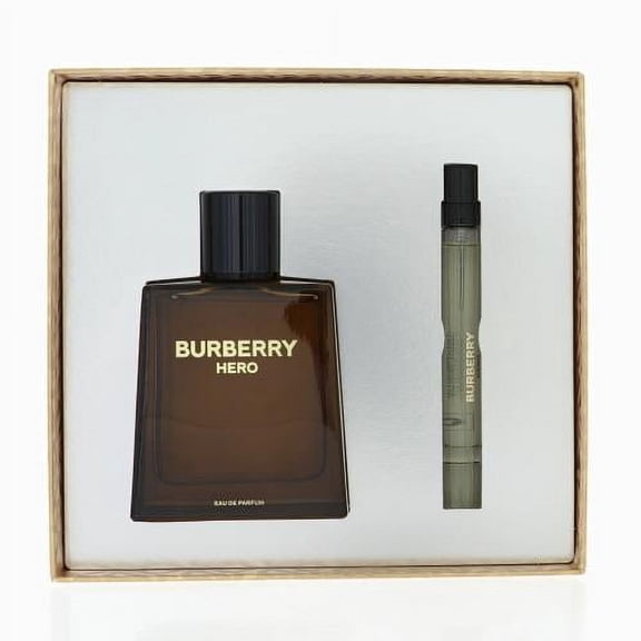Burberry Burberry Hero , 2 Pc 3.3oz EDP Spray, 0.33oz EDP Travel Spray