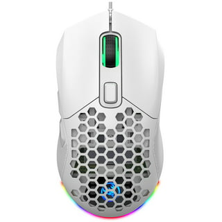PRINxy Wired Gaming Mouse 6D Colorful LED Breathing 3200 DPI Fashion Mouse  For Laptop Game/Office Mouse Electronics Gadgets Computer Accessories White  