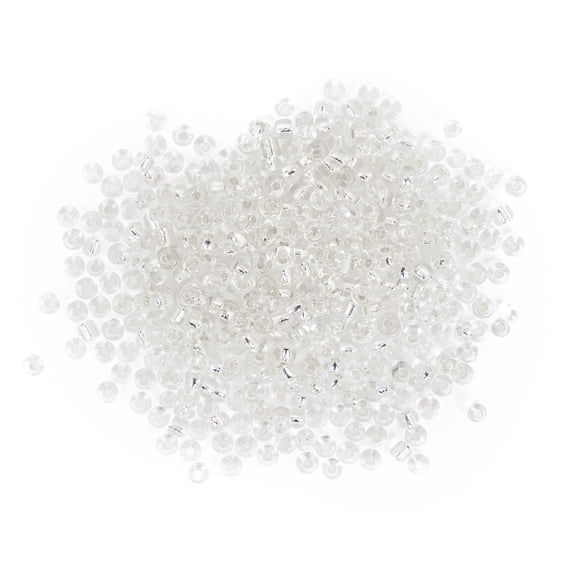 Cousindiy Mini Silver Metallic Seed Beads for Jewelry Making and Craft Projects