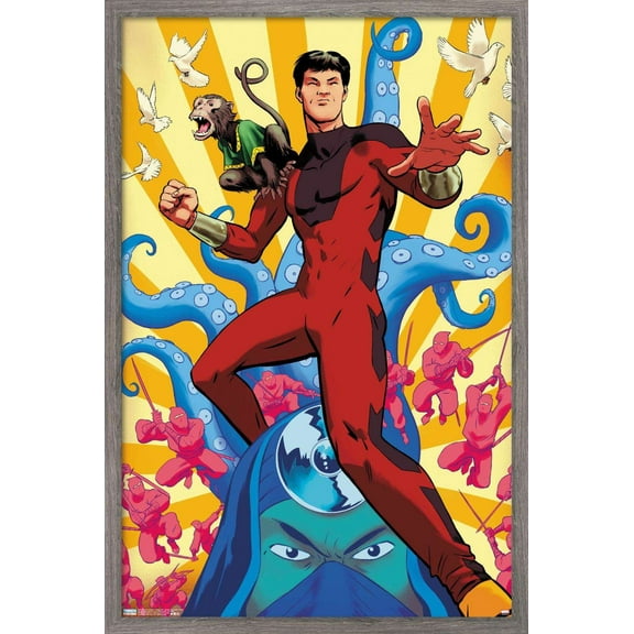 Marvel Comics - Shang- Chi - Master Of Kung Fu #126 Wall Poster, 22.375" x 34", Framed