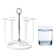 thumbnail image 4 of Ración de escritorio taza de agua taza soporte de vidrio escurridor estante de secado soporte taza organizador blanco, 4 of 8