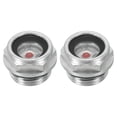 thumbnail image 1 of Unique Bargains Air Compressor Oil Sight Glass, 2 Pack M18*1.5 Aluminum Oil Liquid Level Gauge, 1 of 5