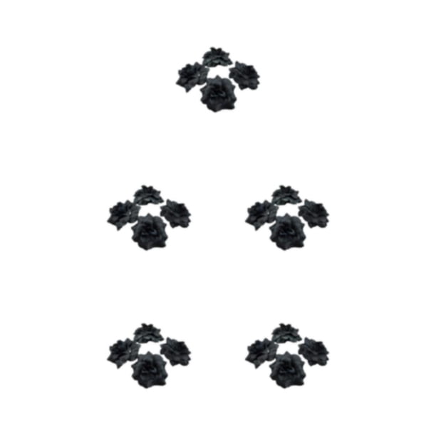Tela de textura Naiovety 50 piezas Negro 4,5 cm
