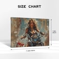 thumbnail image 4 of 8x12 inch Oil Paintings On Canvas Women Riding Motorcycles,Home Garage Accessory,Studio,Garage,Bedroom Wall Art Decor Canvas Poster,Classic Women Riding Motorcycles Modern Style Prints Gift, 4 of 6