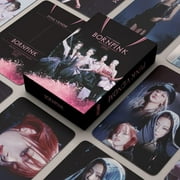 ELEFAD 55pcs Blackpink Lomo Photocards Blackpink Group Photo BP Born Pink New Album Cards BP 2022 Mini Postcards Kpop BP Photocard Set Gift for Fans, (ER-029)