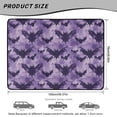 thumbnail image 7 of Psesaysky Purple Watercolor Bat Pattern Cargo Liner 29" x 39", Sturdy Pet Trunk Cover, Rear Cargo Mat for Vehicle Interior, 7 of 7