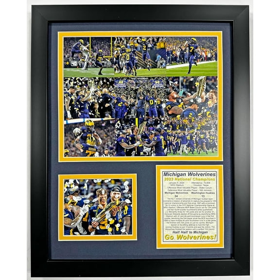 University of Michigan | 2023 CFP National Champions | 12x15 Mosaic