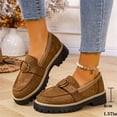 thumbnail image 6 of EKVAHL Platform Loafers for Women Fashionable Retro Outdoor Loafer Comfortable Slip-Ons Chunky Shoes for Casual Outfits Daily Wear, 6 of 6