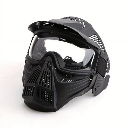 2024 Latest Hot Full Face Protection: Paintball and Airsoft Mask with Impact-Resistant Goggles - Ideal for BB Hunting CS Game Paintball Motocross and Skiing