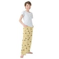 thumbnail image 4 of FORMRS Kids Pajama Pants with Pockets Size 6-8Y Boys Lounge Sleep Bottoms, Cute Bee Pattern, 4 of 8
