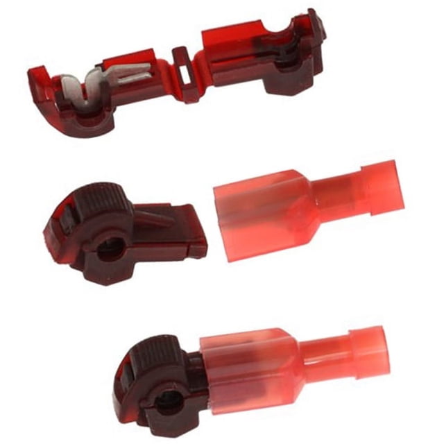 EXHUMKY Connector Tabs 20Set Wire-to-Wire Connector for Automotive Electrical Components