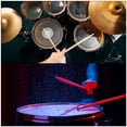thumbnail image 7 of Uxcell 3 Pairs Maple Wood Drumstick Anti Slip Drum Stick 5A Yellow for Drumming Musical Instrument Percussion, 7 of 7