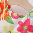 thumbnail image 5 of Fesfesfes Toddler Girls Dress Summer Large Flowers Baby Girls Little Dress Sleeveless Floral Dress Bag Free On Sale, 5 of 9