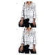 thumbnail image 3 of Guardurnaity Camisa a cuadros de rayas de manga larga para mujer, blusa con cuello en V, fiesta de oficina, viaje, compras, Top, accesorios de ropa, Type3 NO3, 3 of 6