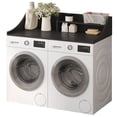 thumbnail image 2 of Tarnorci 54" 2-Layer Washer Dryer Countertop with Storage Shelf，Side Edge for Laundry Room Organization, 2 of 10